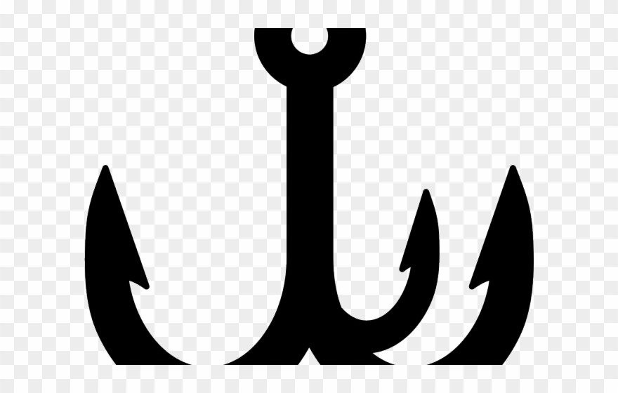 Hook Clipart Svg - Icon Fish Hook Png Transparent Png