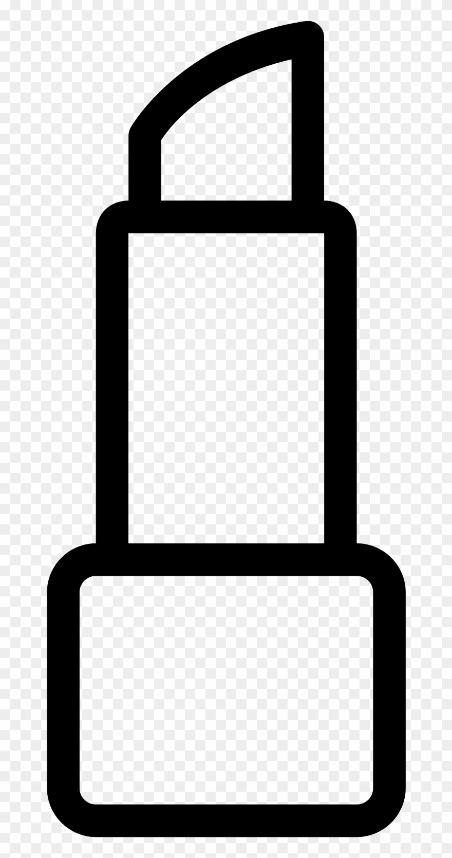 It's A Picture Of A Lipstick - Lipstick Icon Png Clipart