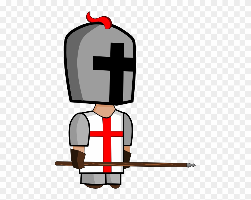Vector Knight Crusader Png Royalty Free Library - Walking Knight Gif Clipart