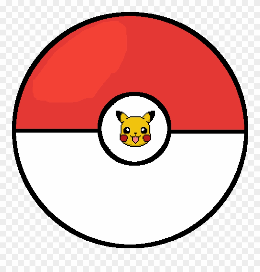 Pokeball With Pikachu Looking Out The Window - Pokémon Go Clipart