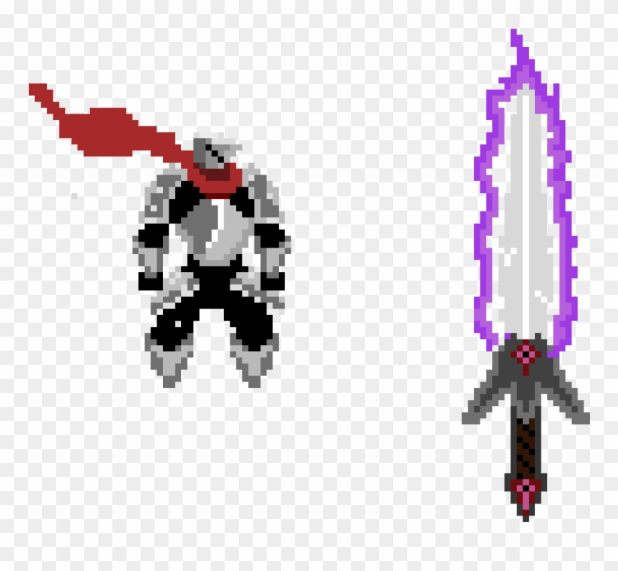 Jim The Knight W/ Sword - Cartoon Clipart