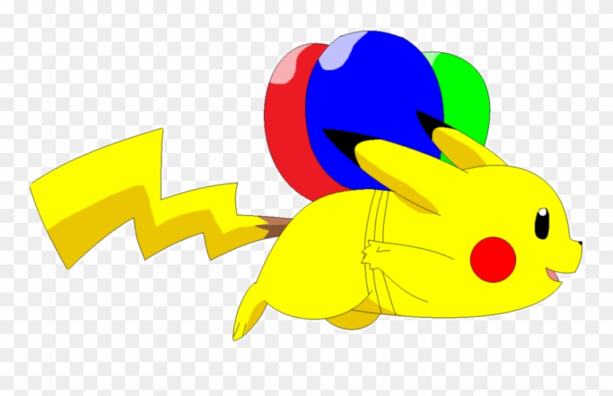 Pokeball - Pikachu Flying Clipart