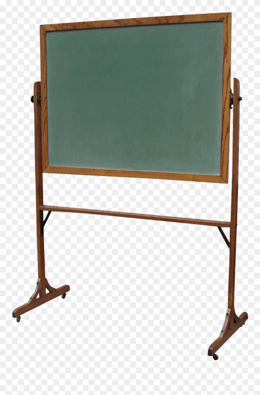 Chalkboard Transparent Standing - Large Standing Chalkboard Clipart