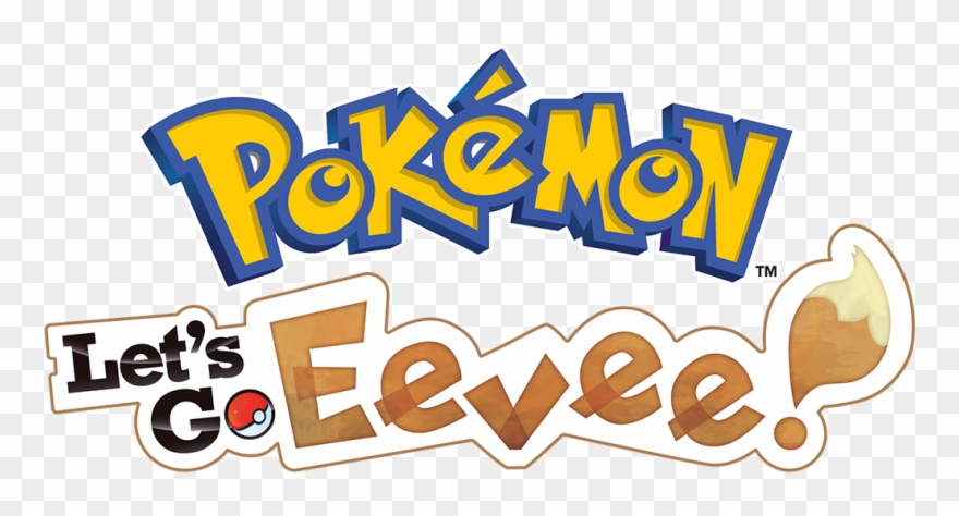 Let's Go, Eevee , Nintendo, Nintendo Switch, - Pokemon Let's Go Pikachu Logo Clipart