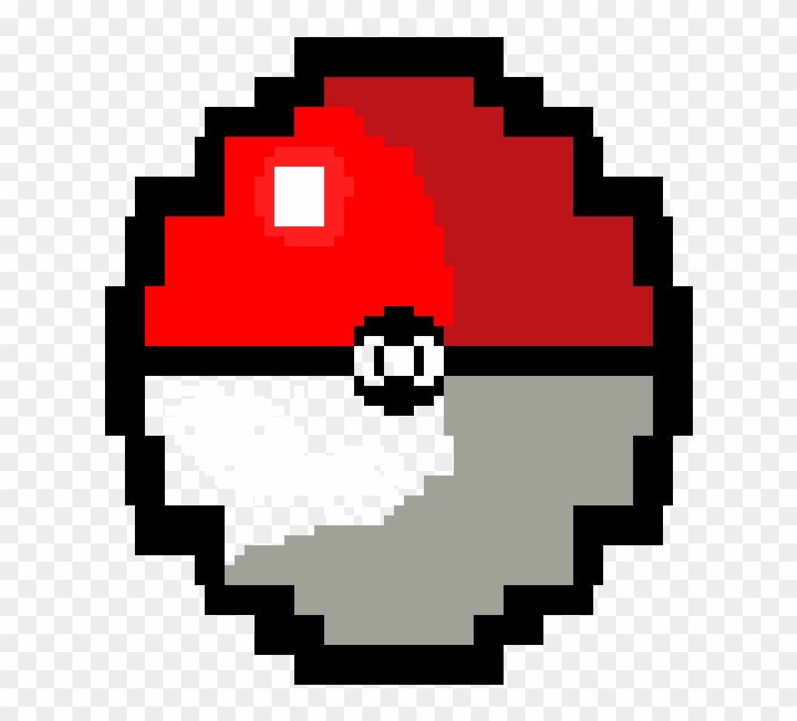 Pixel Pokeball Png Clipart