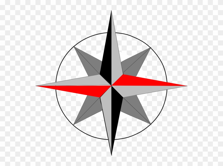 Rosa Delos Vientos Facil De Dibujar Clipart