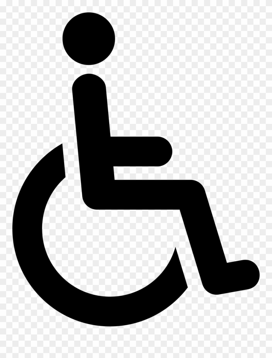 Wheelchair Icon Vector Clipart