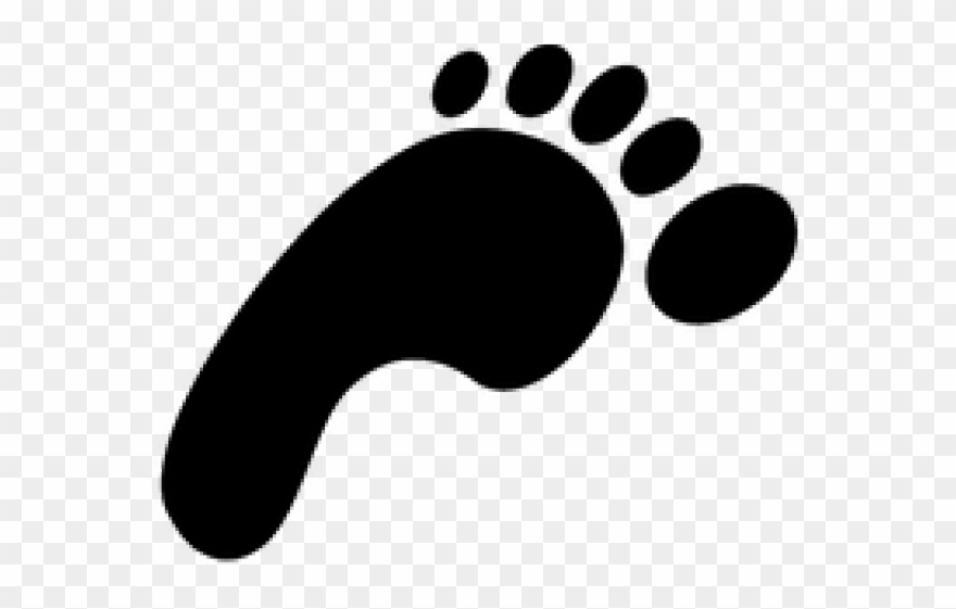 Footprint Clipart Pathway - טביעת רגל - Png Download