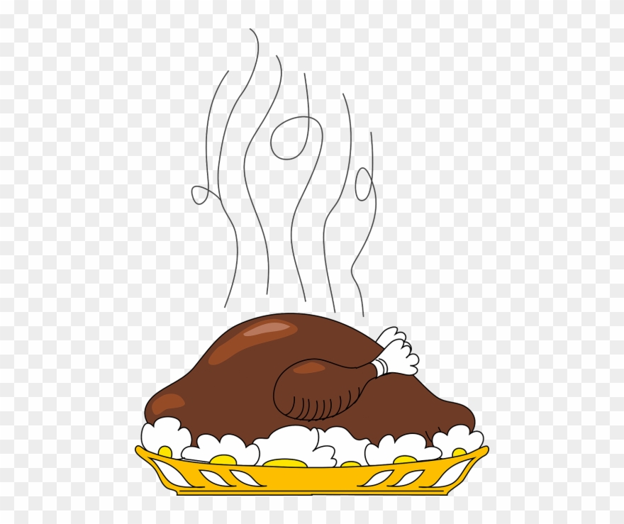 Dinner Clipart Holiday Meal - Thanksgiving Holiday Cookbook: Best Recipes For Thanksgiving - Png Download