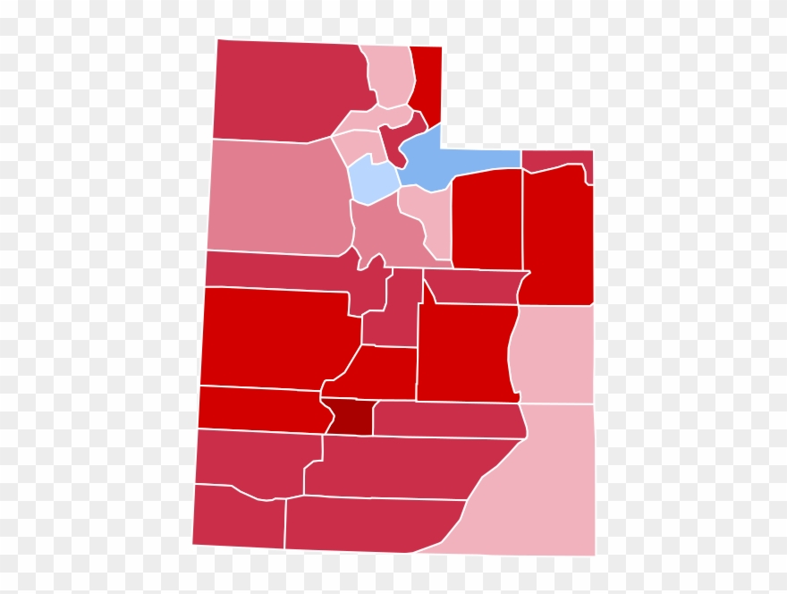 County Results - Utah 2016 Election Results Clipart