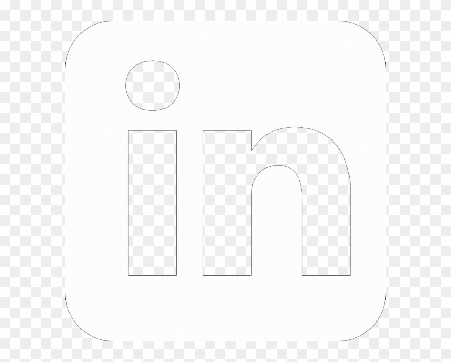 Logo Linkedin Wit Clipart