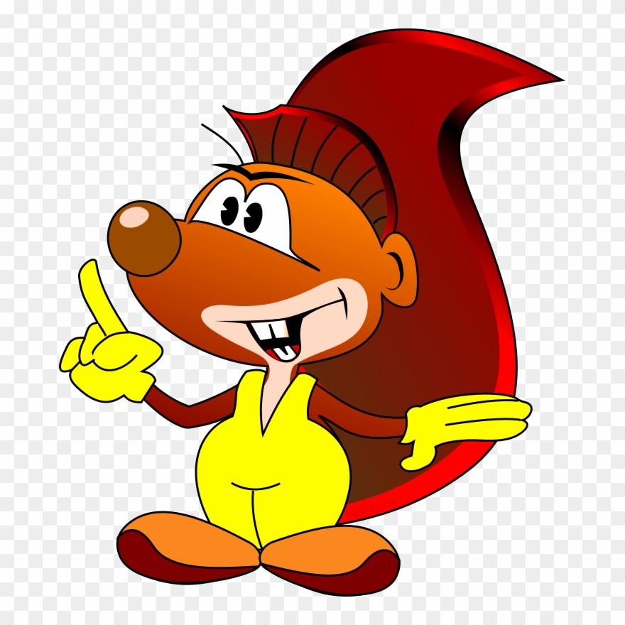 Get Notified Of Exclusive Freebies - Funny Squirrel Shower Curtain Clipart