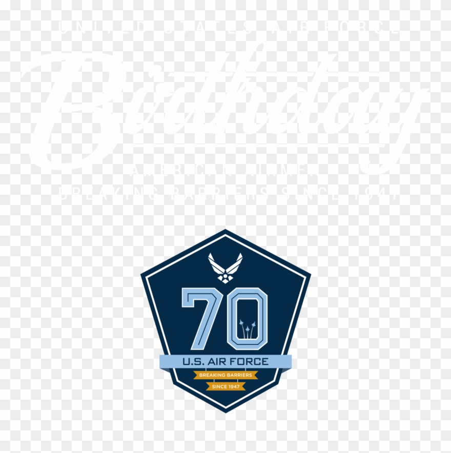 Banner Royalty Free Download Anniversary Vector 70th - Air Force 70th Anniversary Clipart