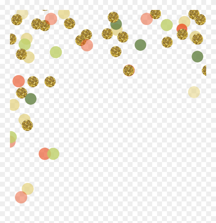 Gold Polka Dot Png Clipart