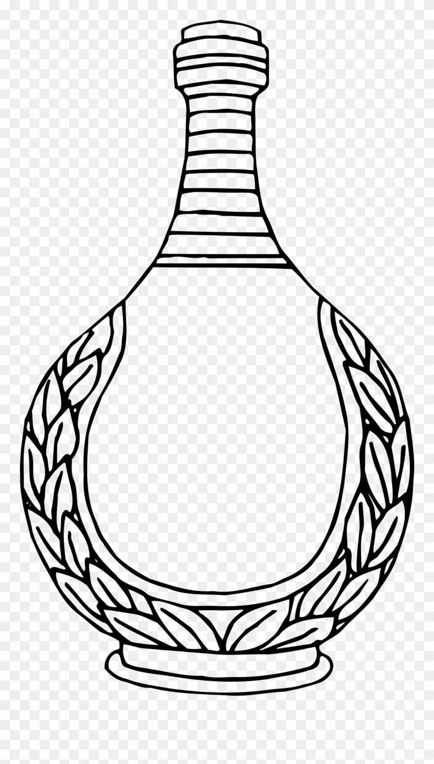 Vase Clipart Line Drawing - Vase Drawing Png Transparent Png