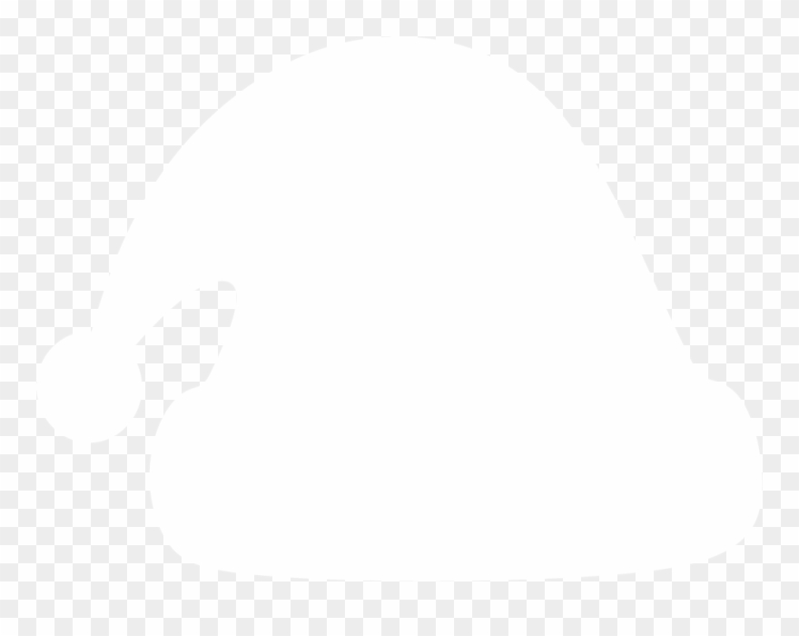 Santa Hat Silhouette By Paperlightbox - Santa Hat Silhouette Png Clipart