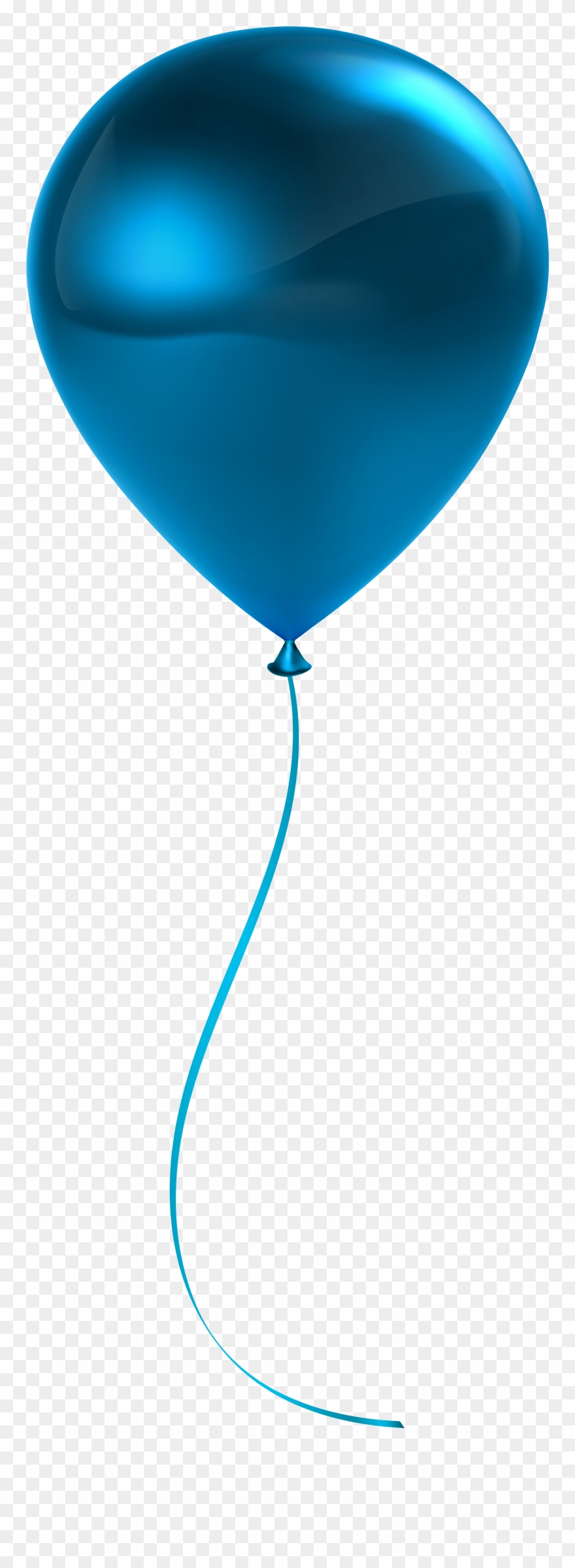 Blue Balloon Transparent Background Clipart
