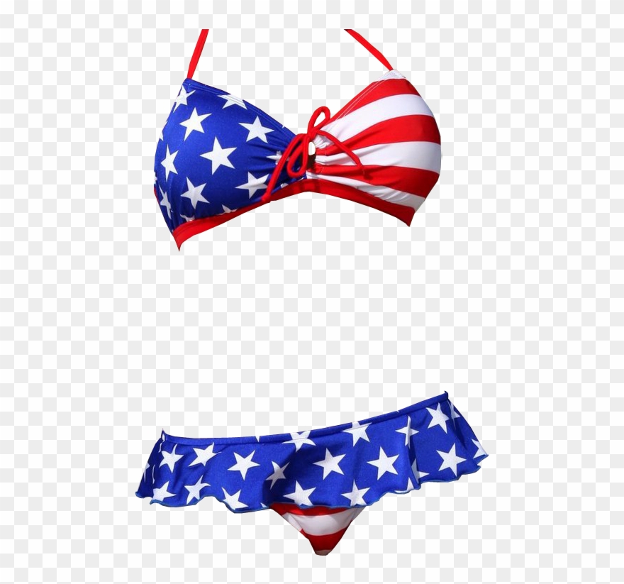 Picture Transparent Download Usa Top And Bottoms - Bathing Suit With Transparent Background Clipart