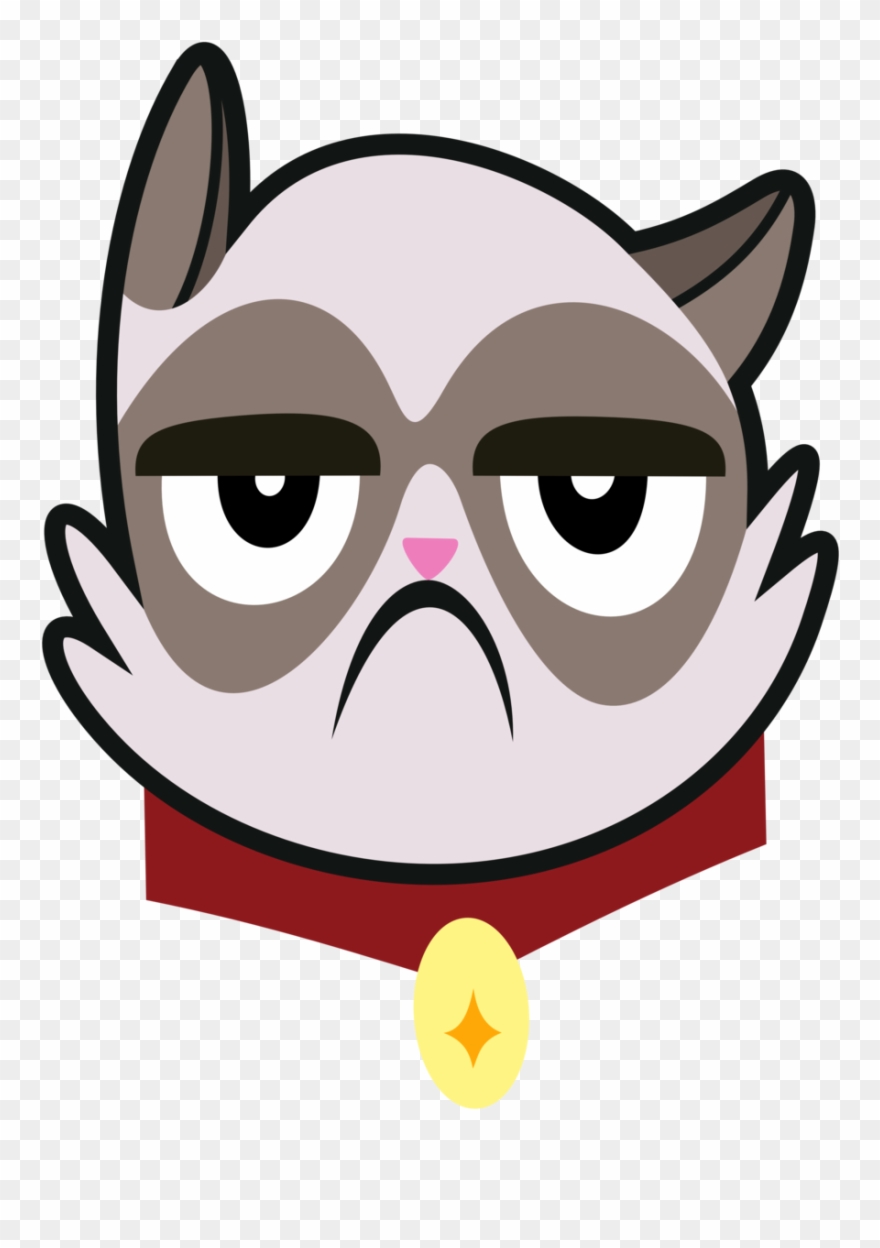 Grumpy Cat Clipart Transparent - Mlp Cat Cutie Mark - Png Download