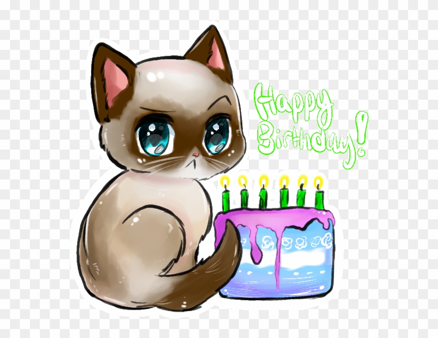 Happy Birthday To Grumpy Cat April - Happy Birthday Transparent Clipart