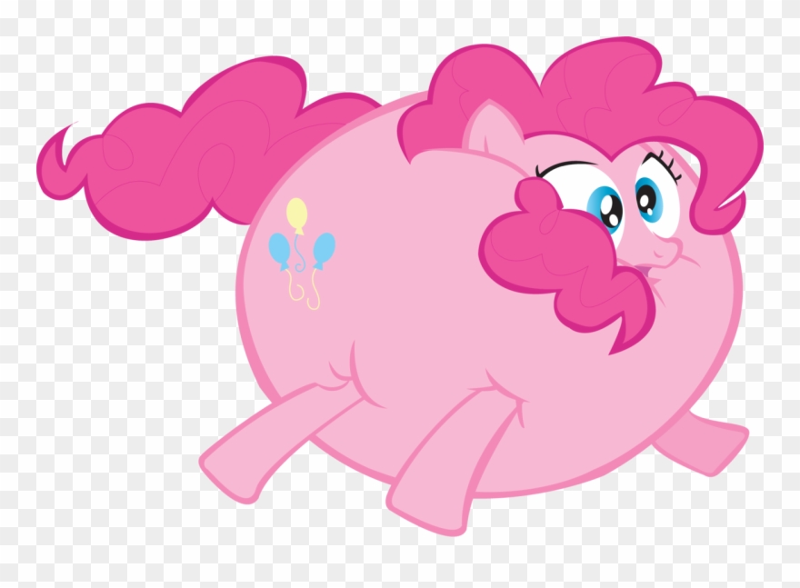 Balloons Clipart Transparent Background - Mlp Fat Pinkie Pie - Png Download