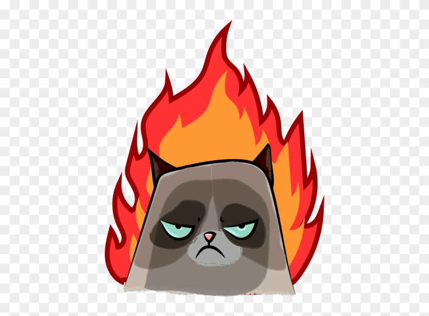 Cute Grumpy Cat - Grumpy Cat Clipart