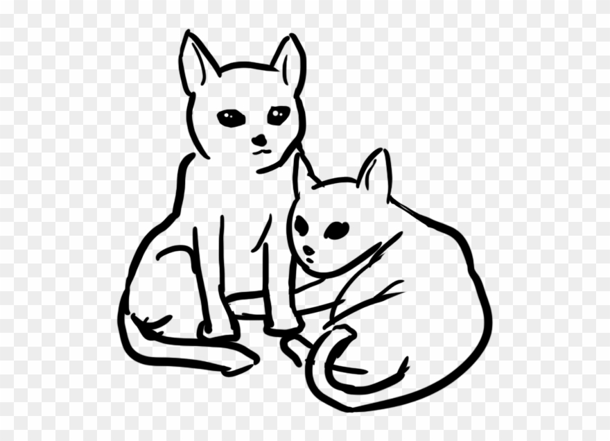 Cat Cat - Cartoon Clipart