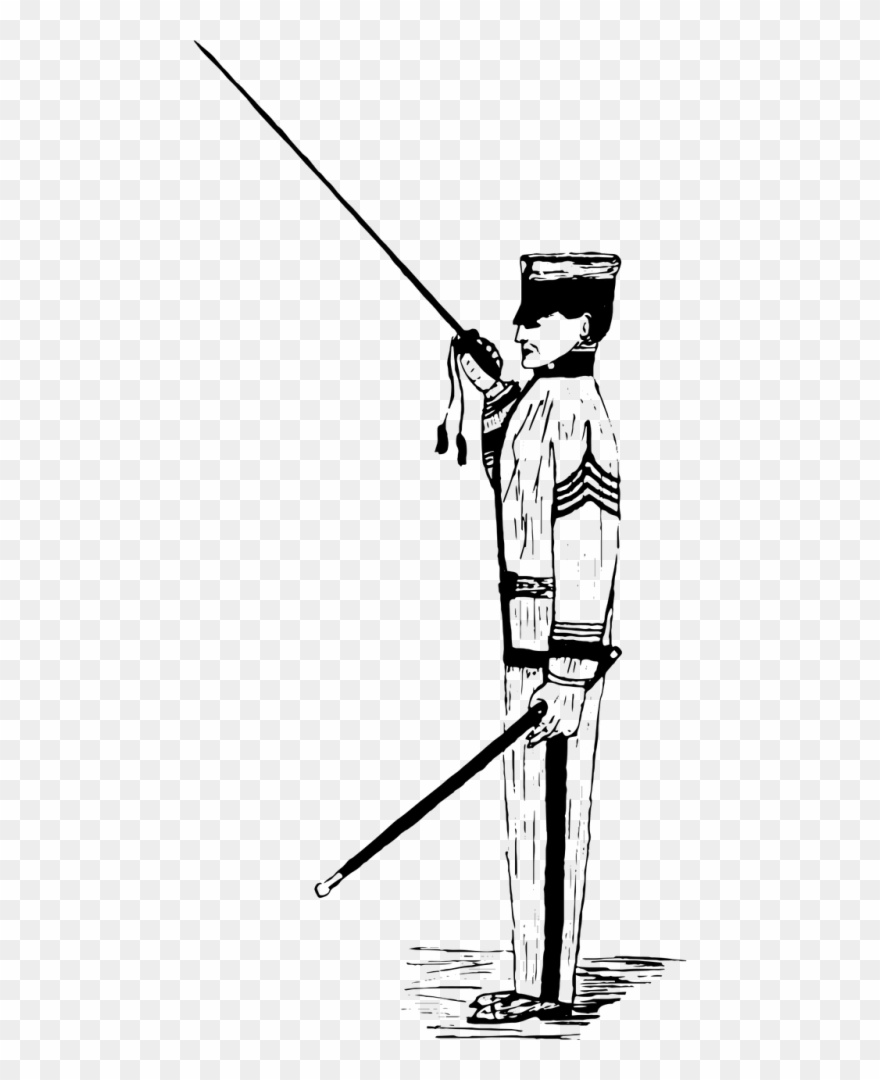 Vintage,black And Fashioned,sketch,people - วาด รูป นาย ร้อย Clipart