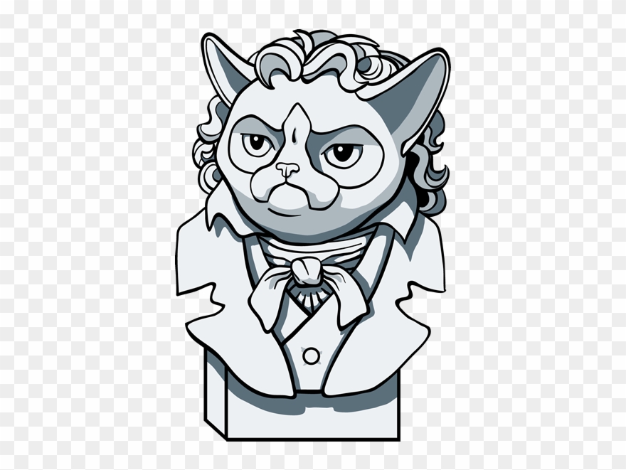 Cathoven - Grumpy Cat Clipart