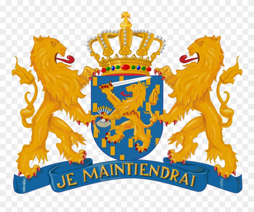 Coat Of Arms Of The Netherlands And Of Our King Willem-alexander - Wapen Nederland Clipart
