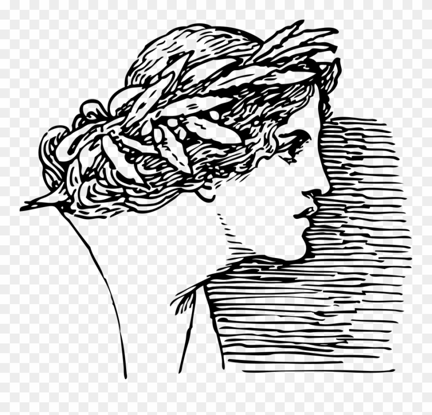 How To Set Use Woman Wearing Wreath Clipart - Png Download