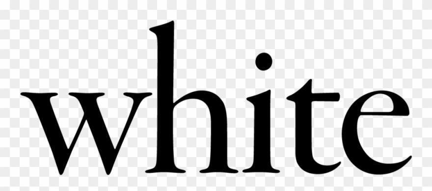 White-logo - White Magazine Logo Clipart