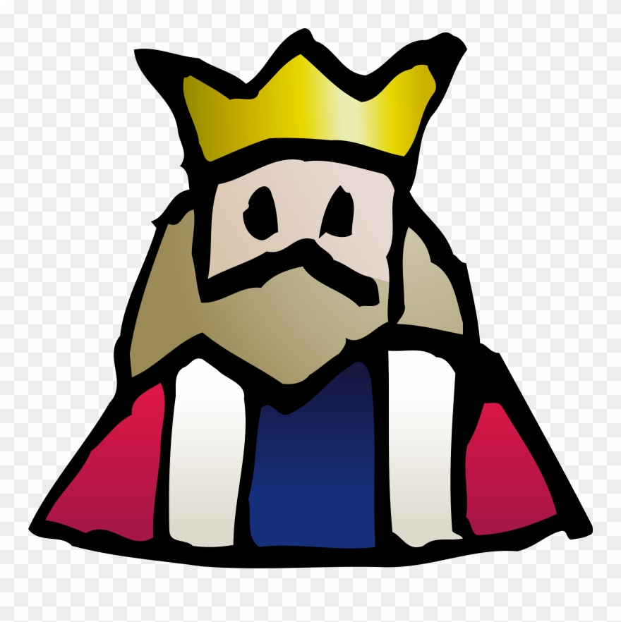 Clipart Cruz Cristiana - King Of Cartoon Icon Png Transparent Png
