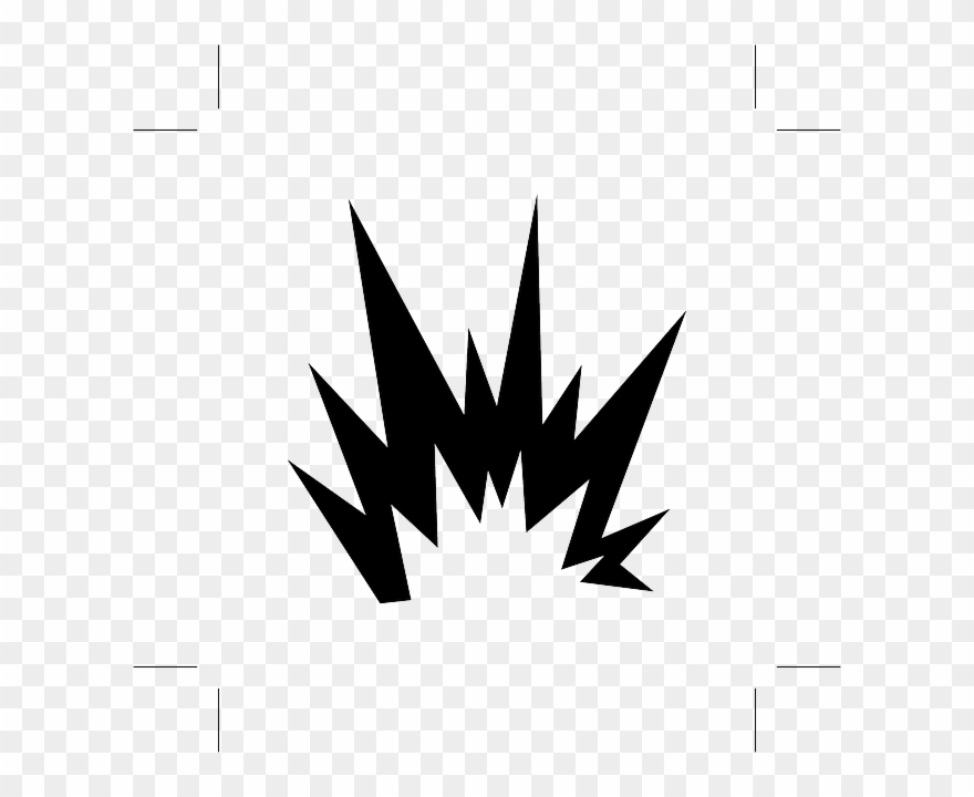 Silhouette At Getdrawings Com - Explosion Icon Clipart