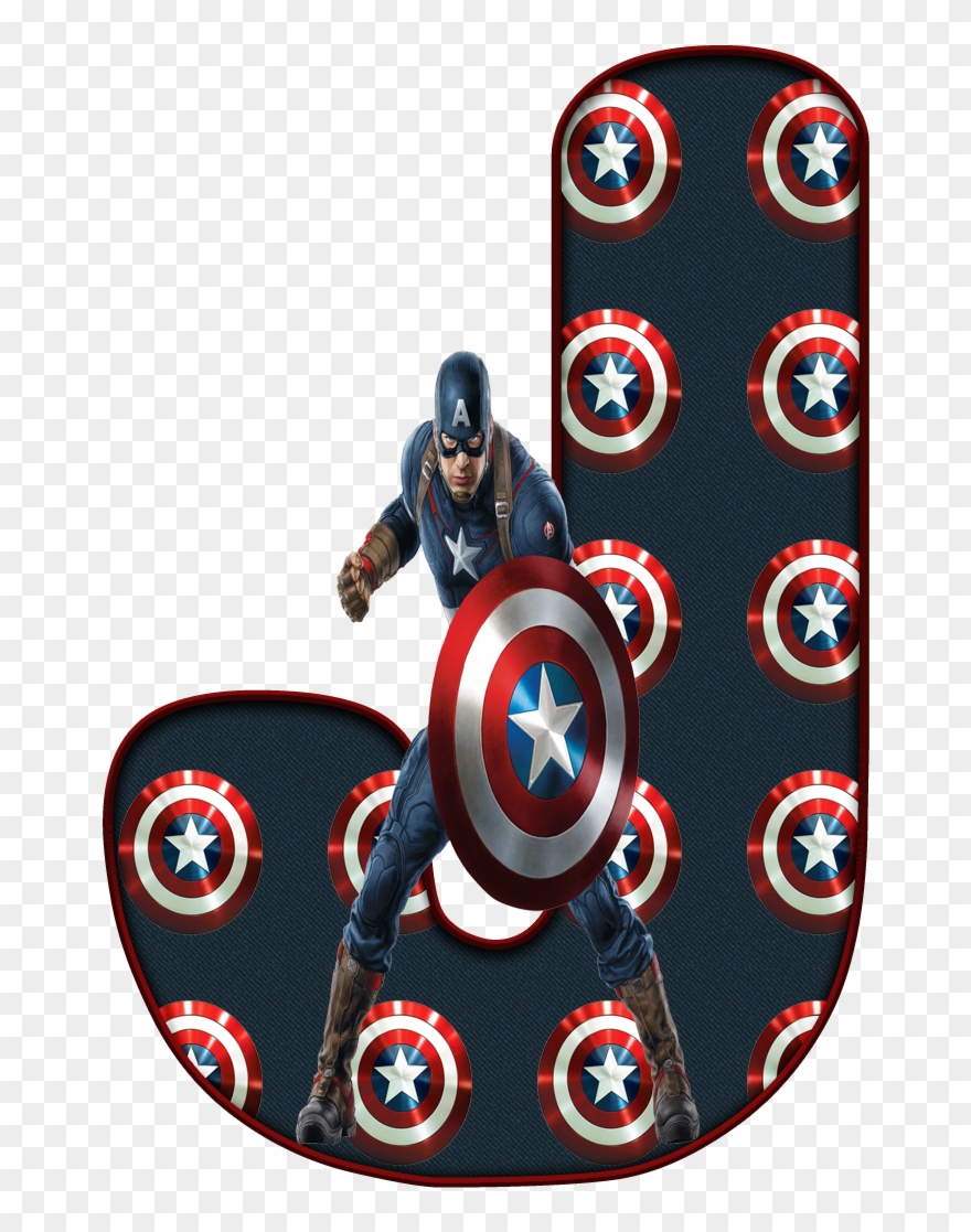 ✿‿de Alfabeto Decorativo Superhero, Lyrics - Captain America Pet Tag Dog Tag Cat Tags - Non Metal Clipart