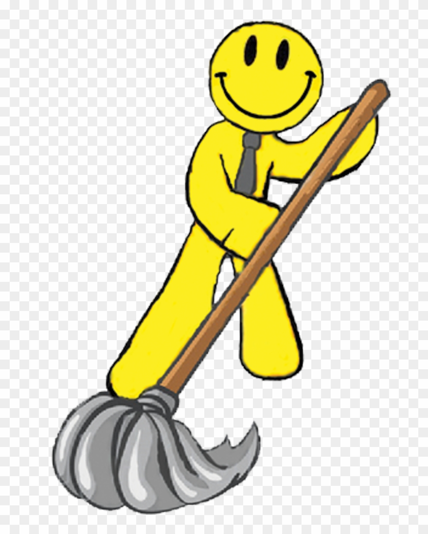 Clean Clipart Office - Happy Cleaning - Png Download