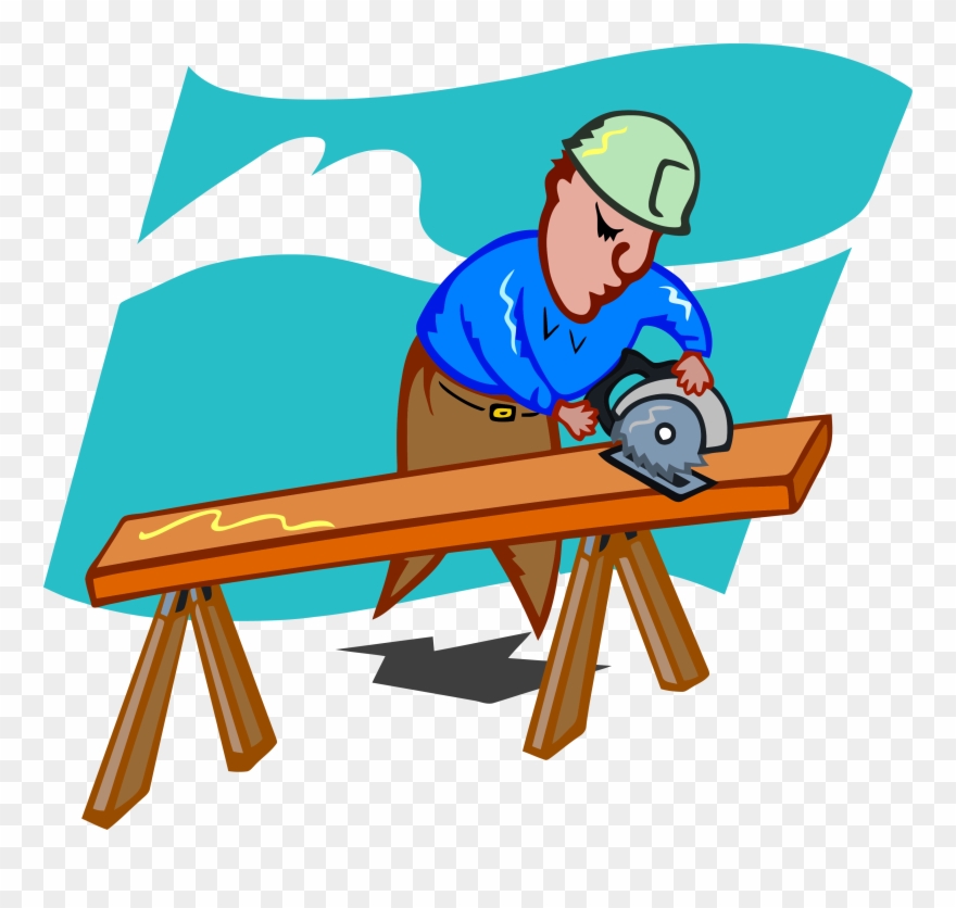 Banner Transparent Download Carpenter Clipart Construction - Carpenter Clipart - Png Download