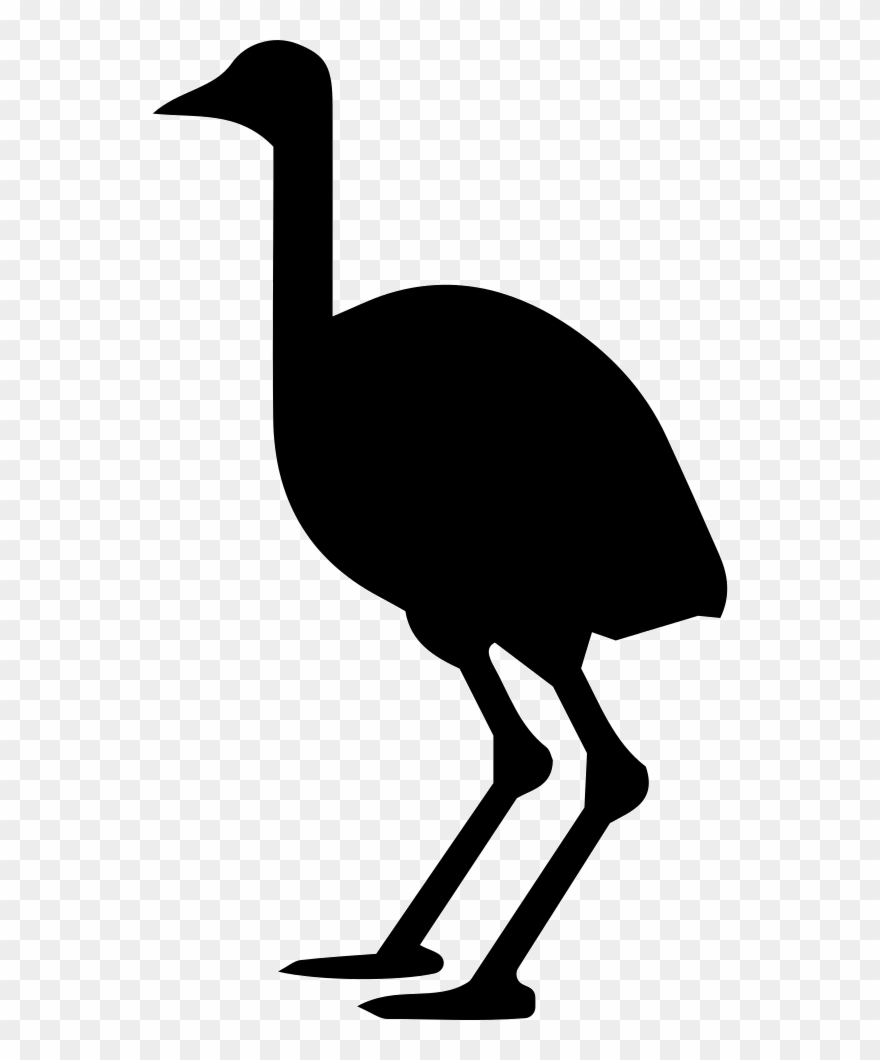 Ostrich Clipart Svg - Portable Network Graphics - Png Download
