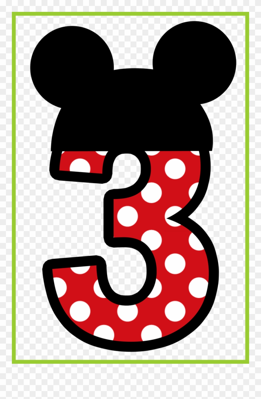 Clipart Shoes Minnie - Mickey Mouse Number 2 - Png Download