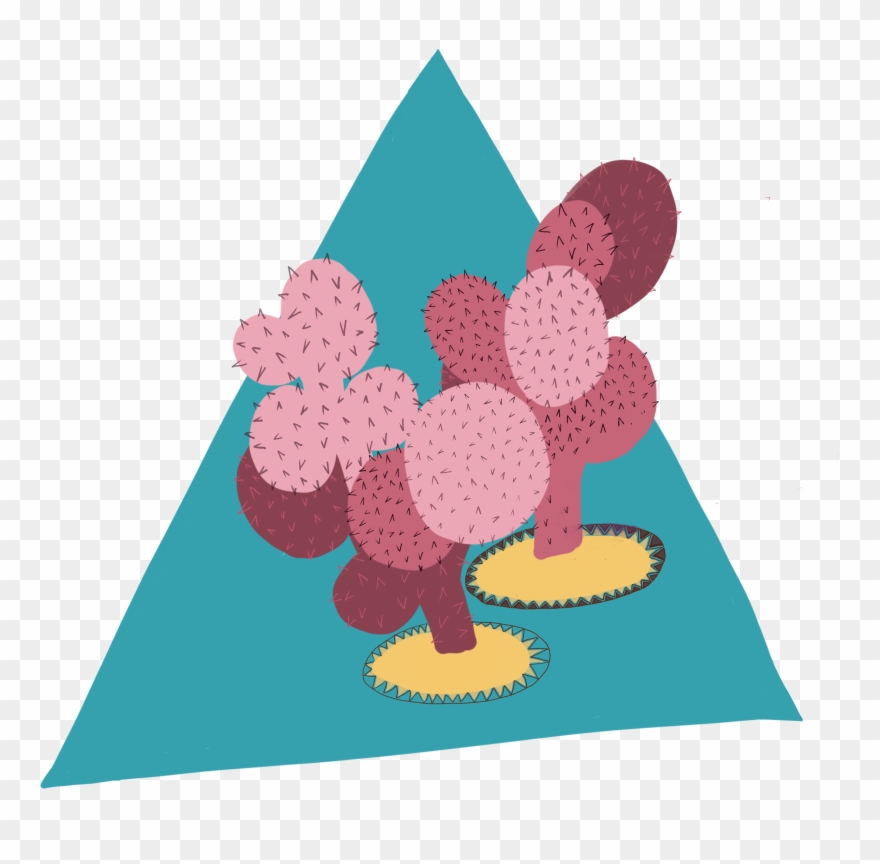 Cacti Demi - Clipart