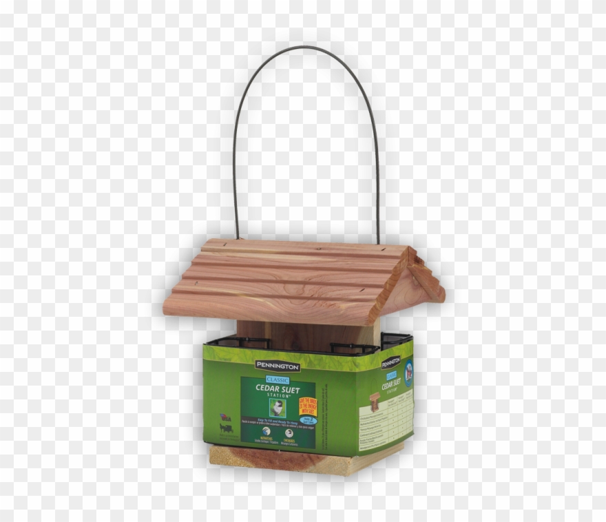 Cedar Suet Bird Feeder - Plywood Clipart