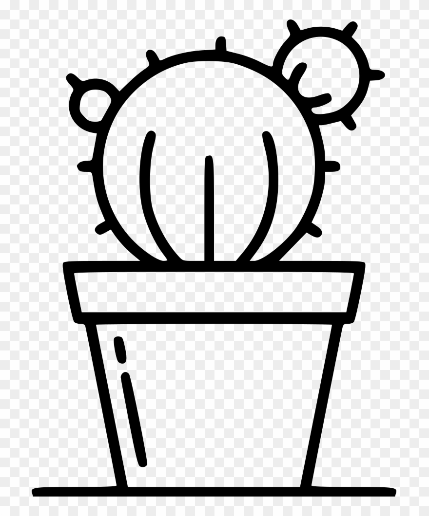 Cactus Comments - Cactus Png Icon White Clipart
