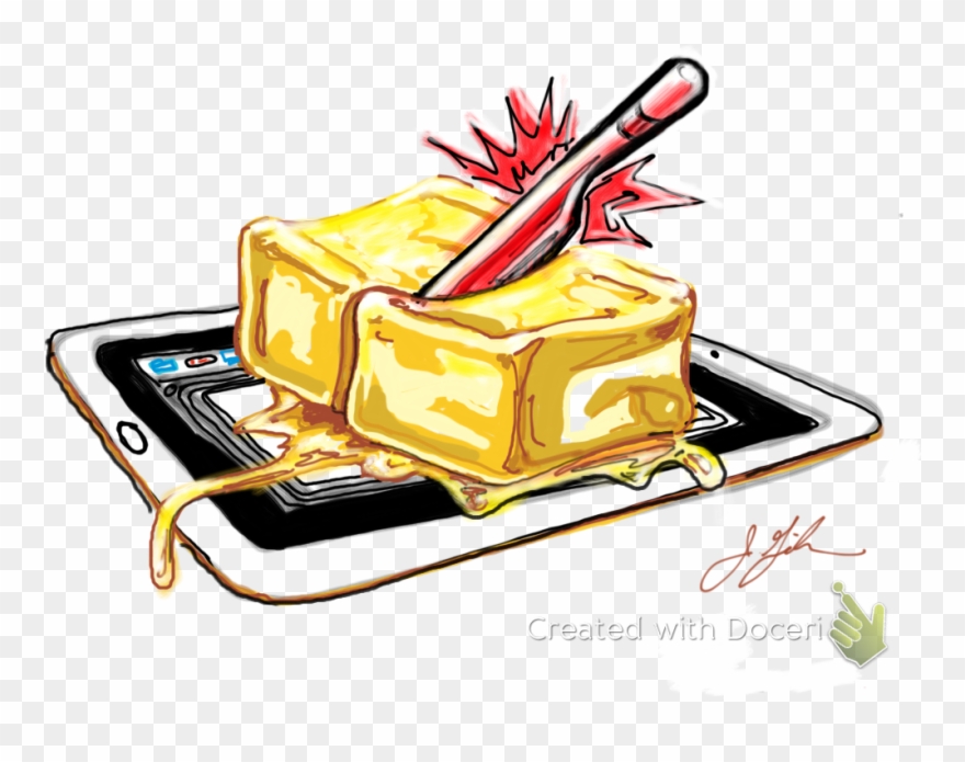 Have You Ever Cut Into Butter With A Warm Knife Slides Clipart