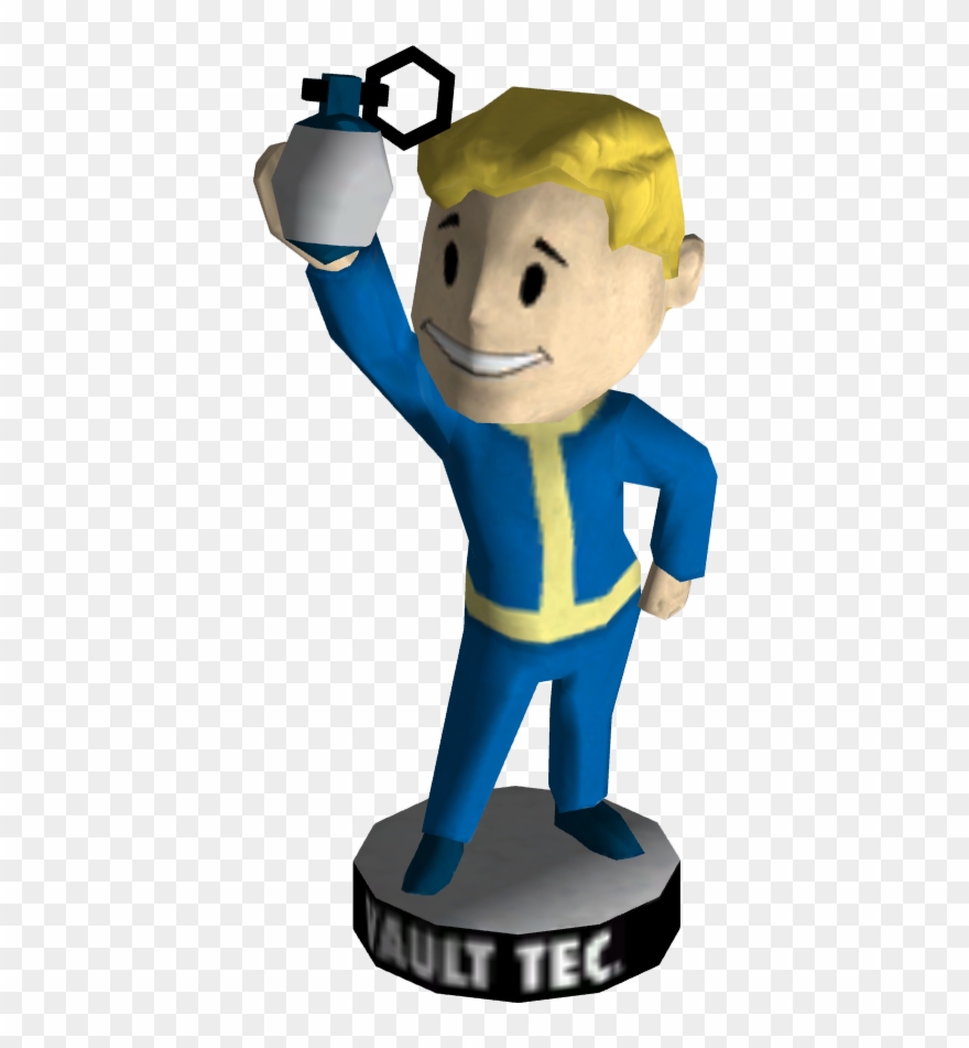 Explosions Clipart Fallout - Vault Boy Bobblehead Explosives - Png Download