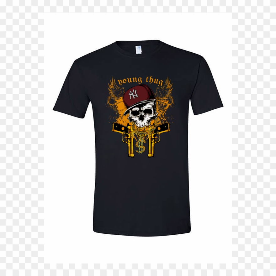 Young Thug T-shirt Clip Art - Five Finger Death Punch T Shirt - Png Download