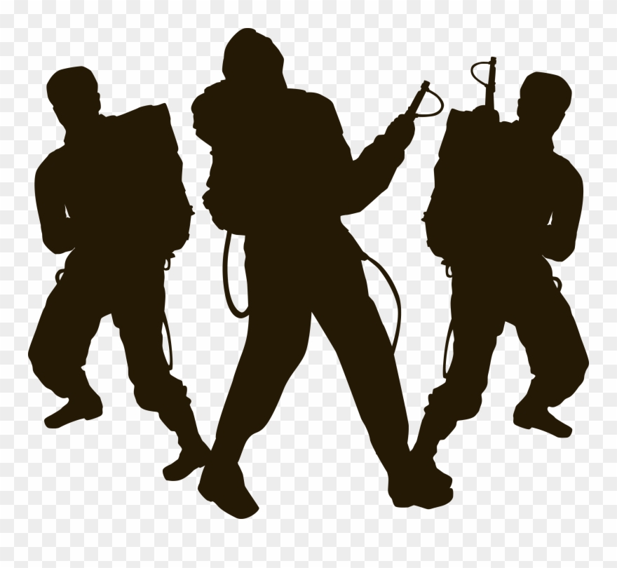 Ghost Clipart Ghostbusters - Ghostbusters Silhouette - Png Download