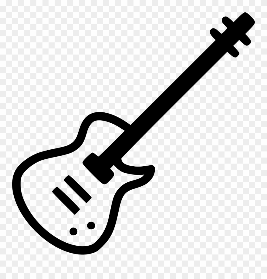 Electric Instrument Svg Png Icon Free Download - Electric Guitar Icon Free Clipart