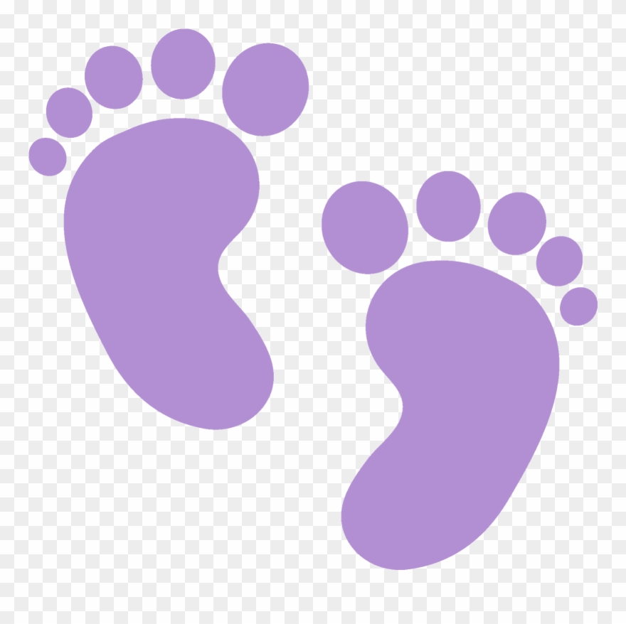 9 - 15 - 9 - 30 - My Students Arrive In My Class At - Baby Feet Silhouette Clipart