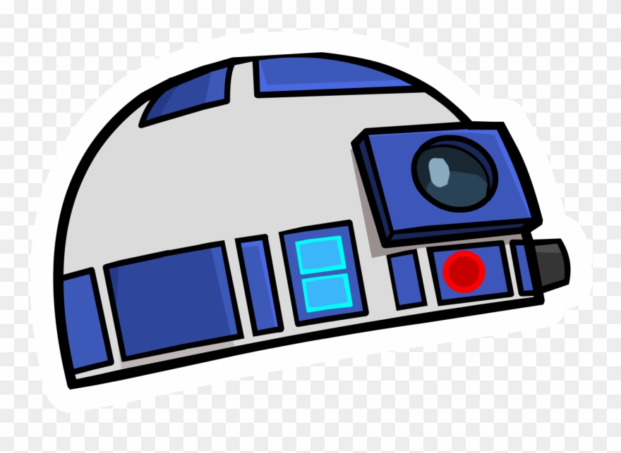 R2-d2 Pin - R2 D2 Clip Art - Png Download