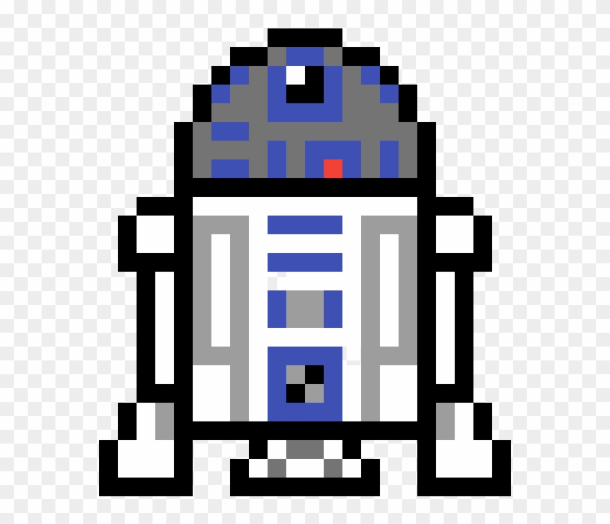 R2d2 - Pixel Art Star Wars R2d2 Clipart